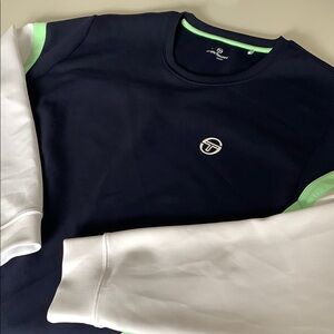 Sergio Tacchini Pagia Crewneck- Maritime Blue
